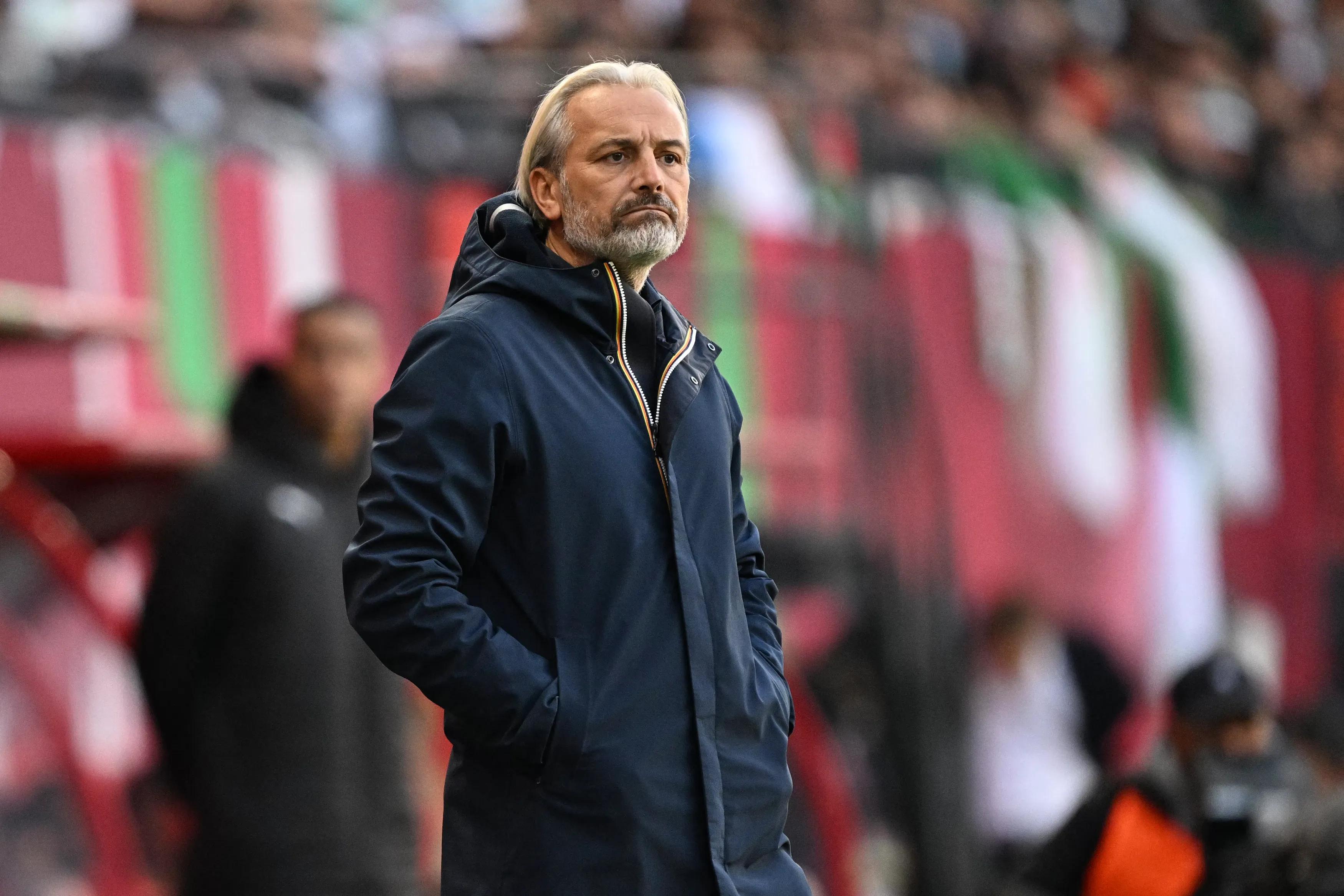Democratic Republic Of Congo's head coach Sebastien Desabre during the Africa Cup of Nations (CAN) round of 16 football match between Algeria and Democratic Republic of Congo at the Prince Moulay El Hassan
Stadium in Rabat on January 6, 2026. (Photo by Gabriel BOUYS / AFP via Getty Images)